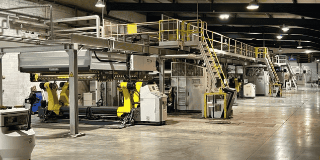 A Le Bosc (Hérault), Ondupack produit chaque année 30 millions de m2 d'emballages en carton.
