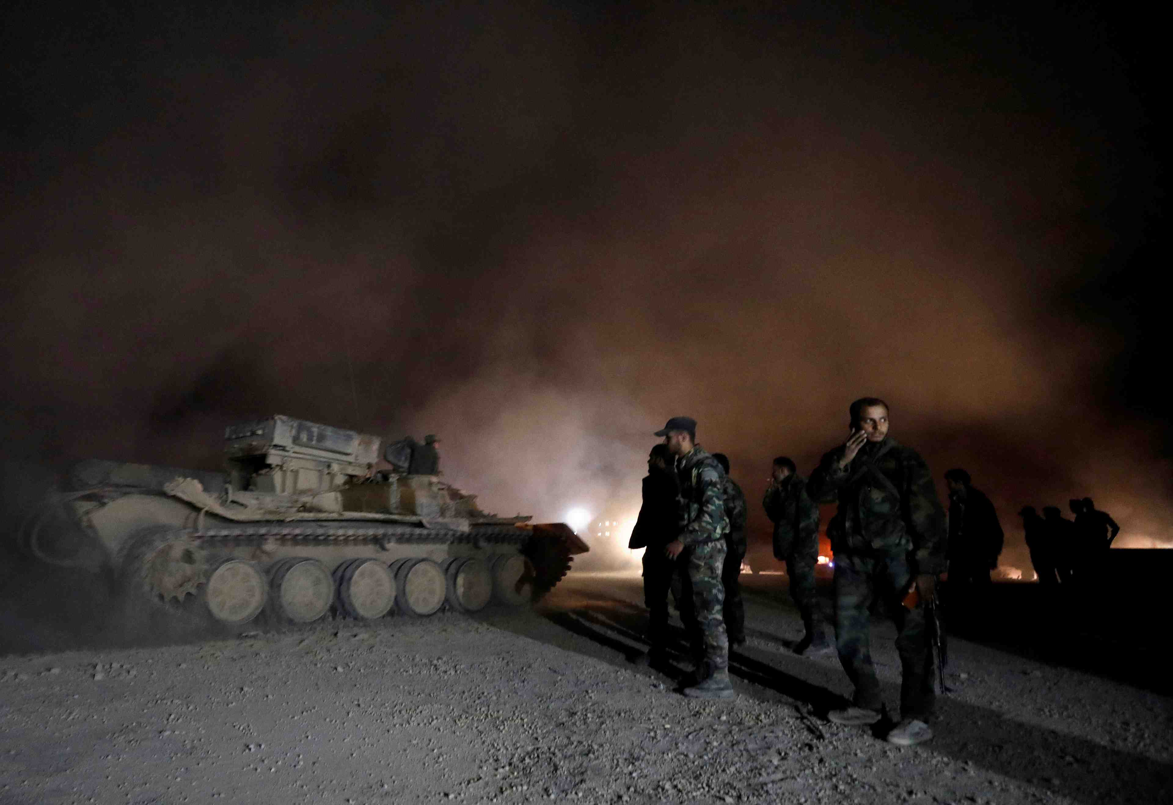 Syrie: les frappes n'affecteront pas la determination de l'armee