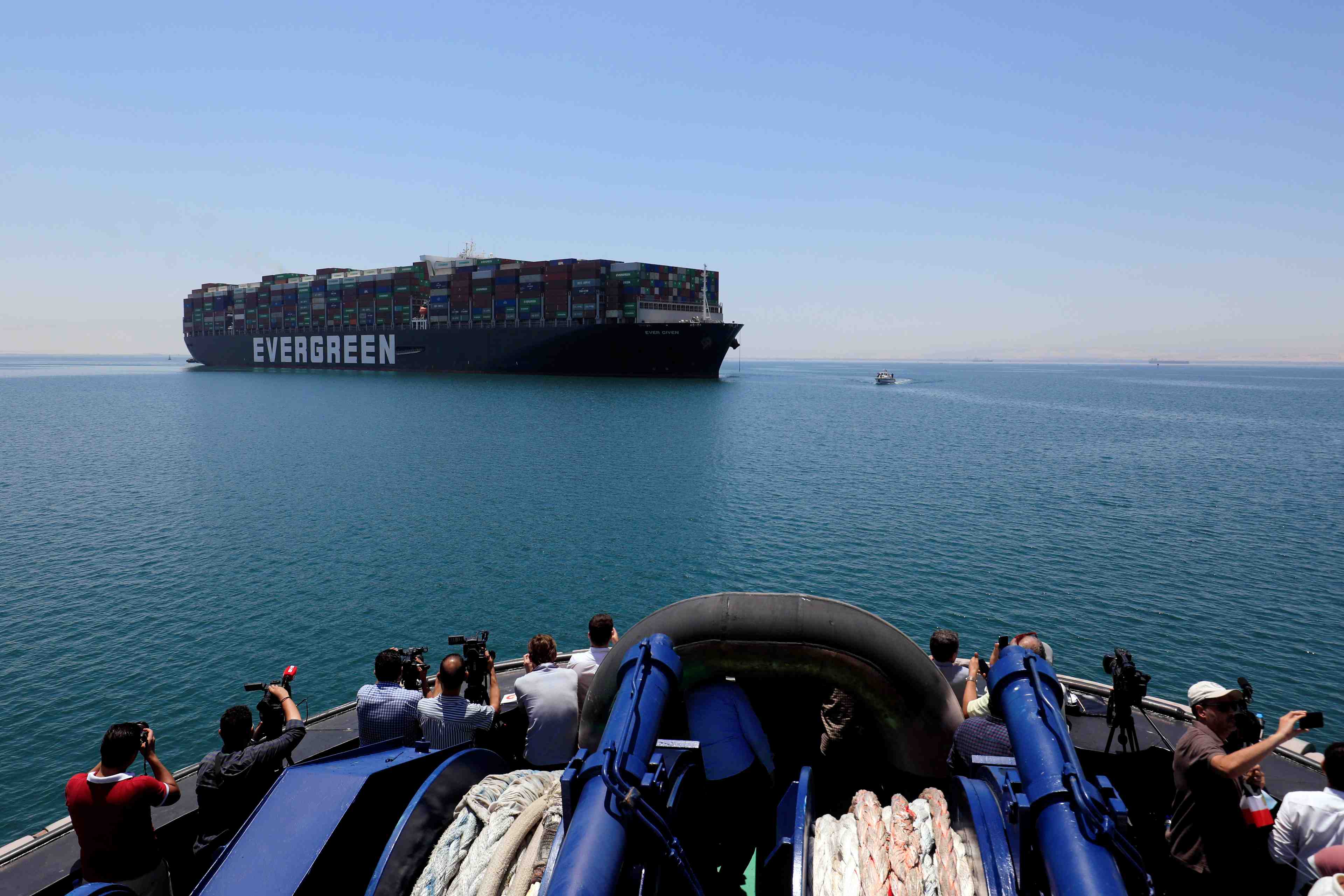 Record de recettes annuelles pour le canal de suez malgre l'ever given