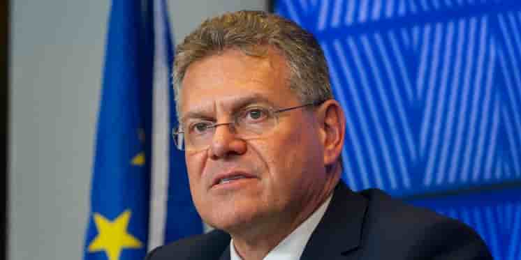 Maros Sefcovic, commissaire européen en charge du Commerce.