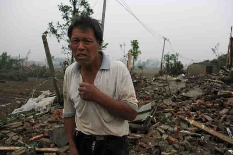 78 morts en chine apres le passage d'une tornade