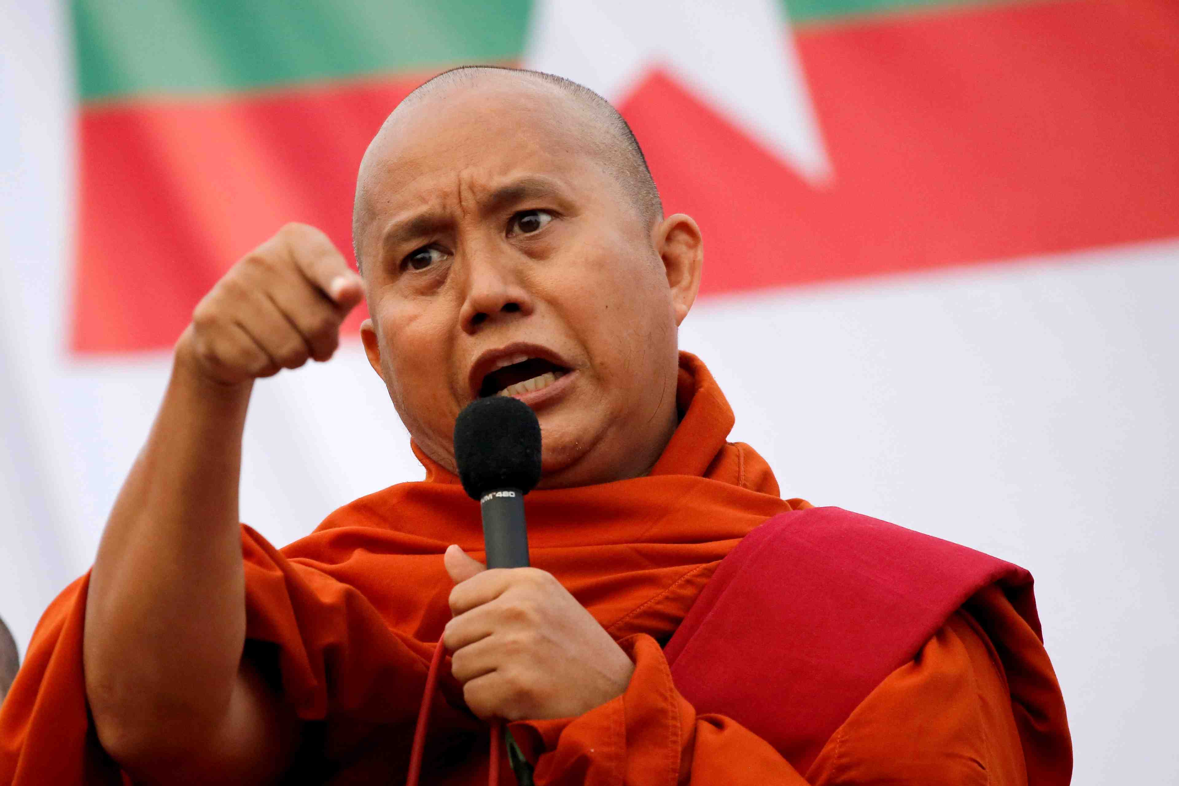 Birmanie: mandat d'arret contre le moine nationaliste wirathu
