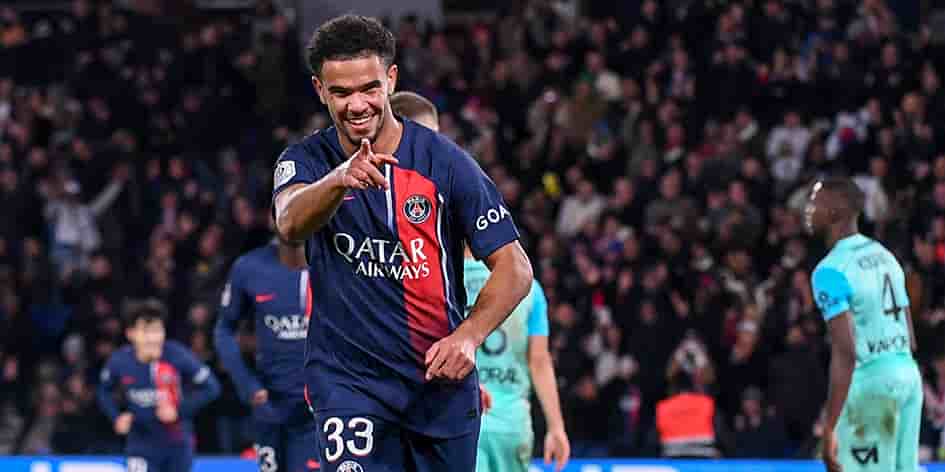 Vendredi au Parc des Princes après son but contre Montpellier (3-0).