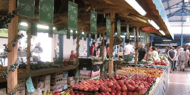 commerce fruits marché France