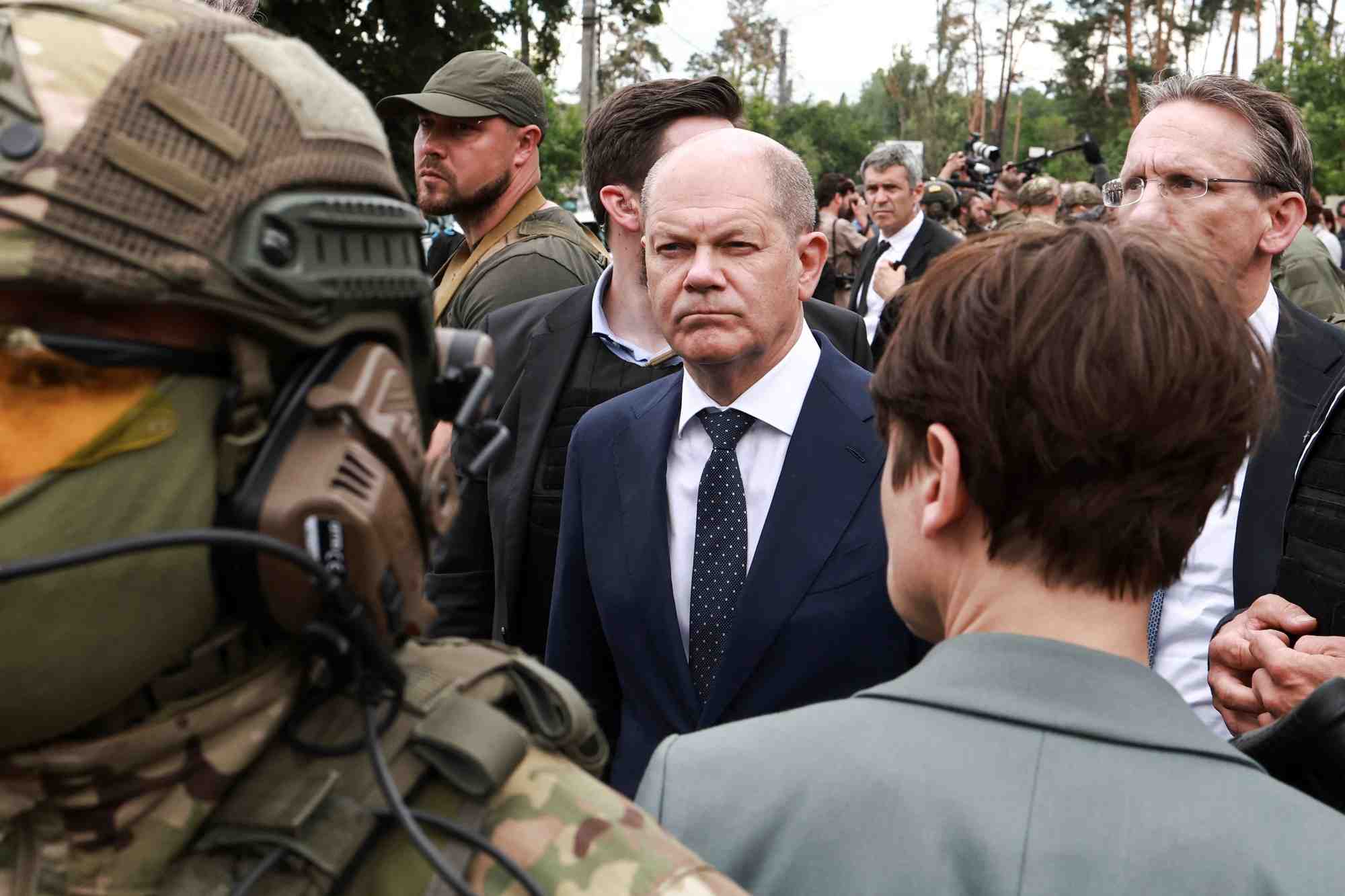 Macron, scholz et draghi a kyiv pour afficher leur solidarite