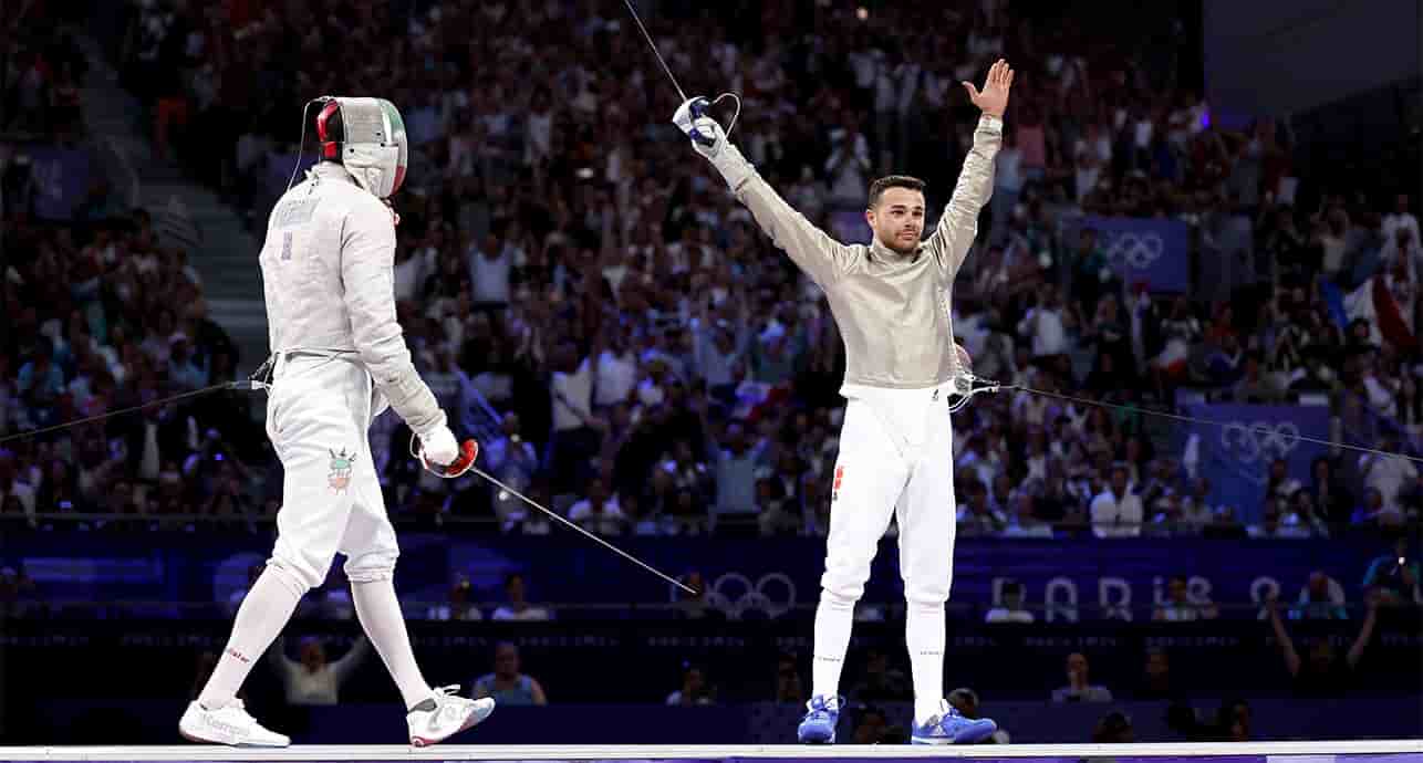 Sébastien Patrice au Grand Palais, 31 juillet 2024.