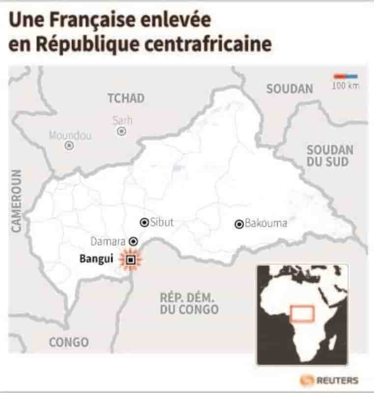 Une francaise enlevee en republique centrafricaine