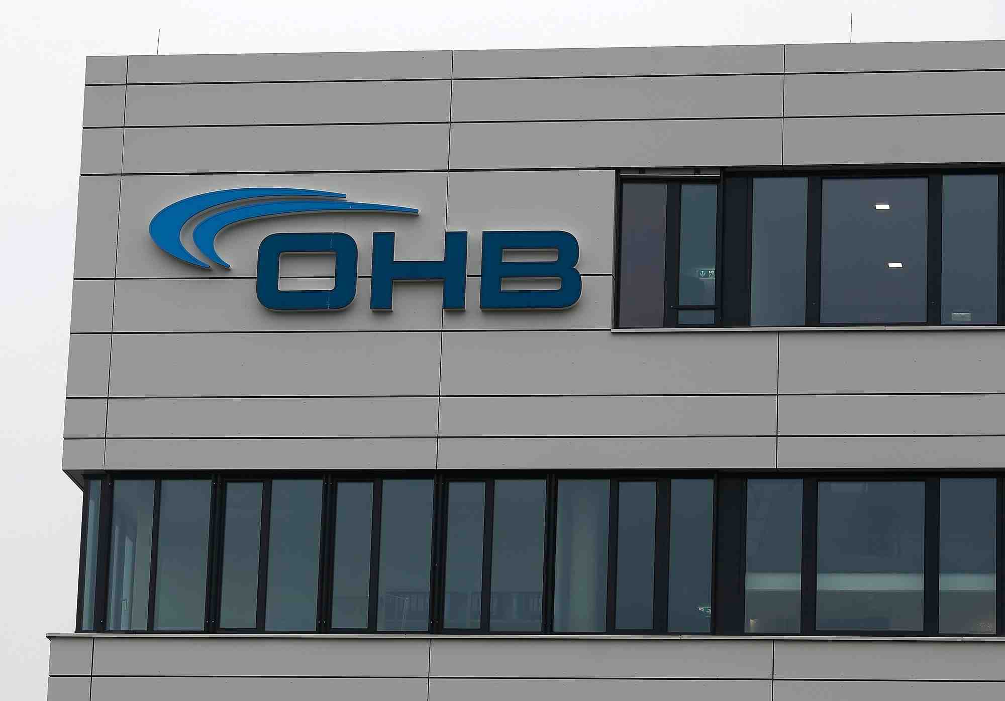 Le logo d'ohb a oberpfaffenhofen, dans le sud de l'allemagne