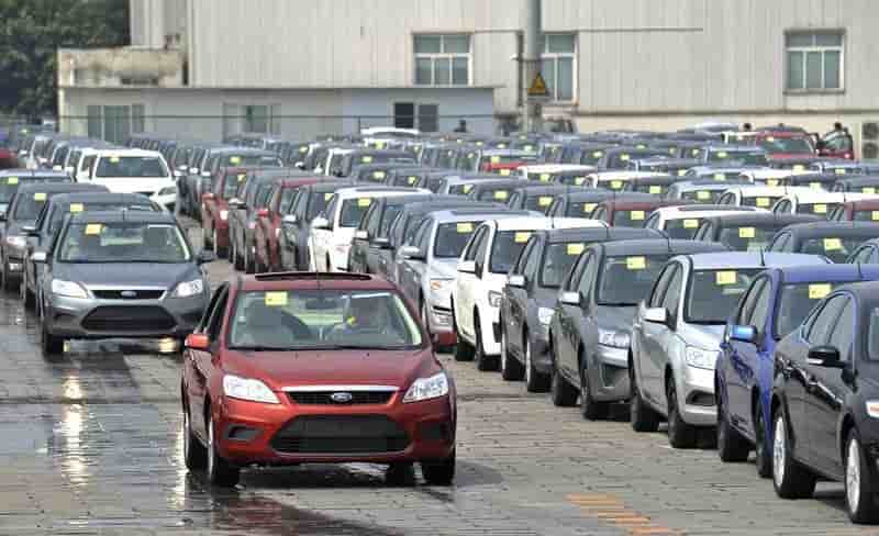 Bond de 19% des ventes de ford en chine sur un an