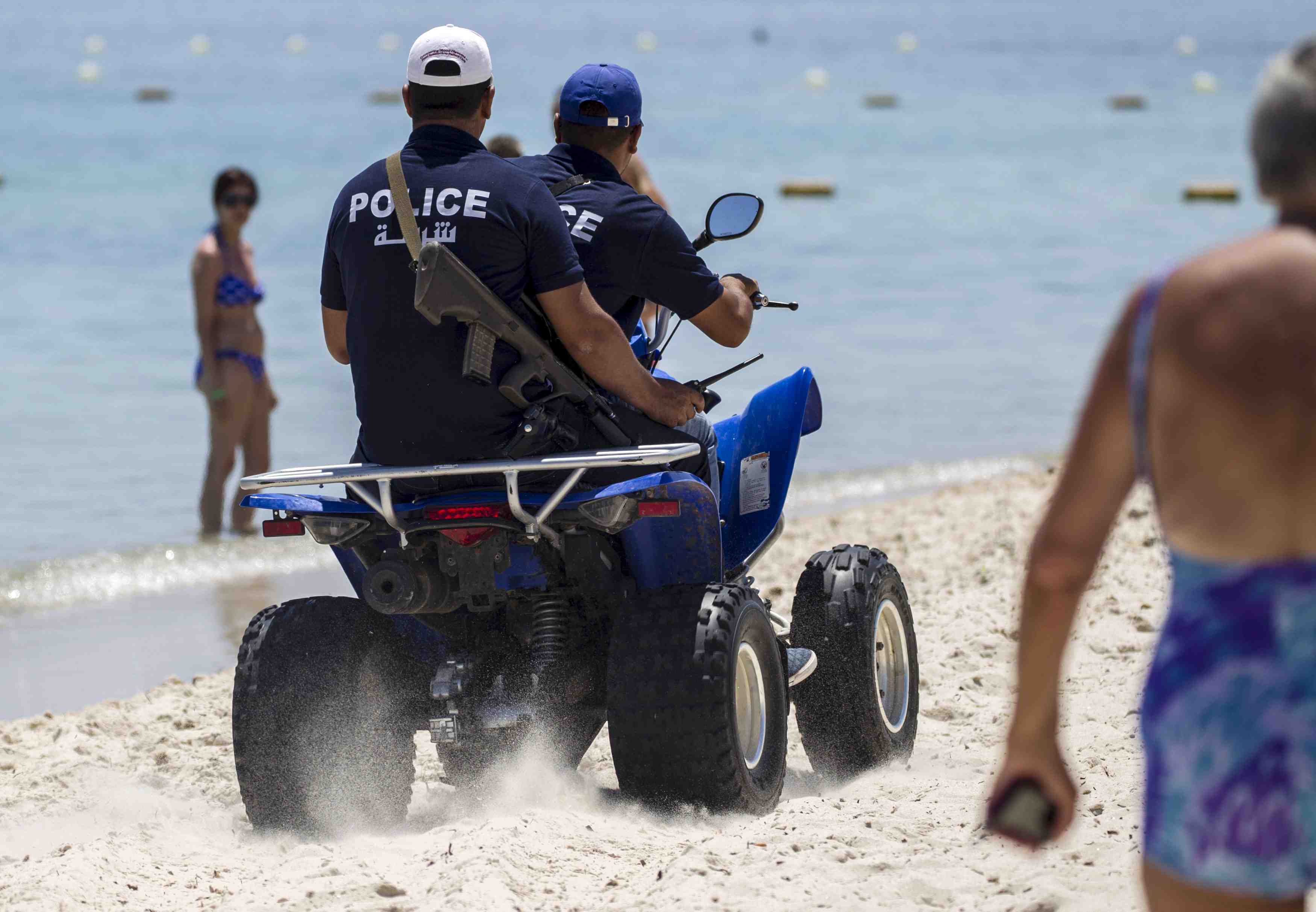 Presence policiere renforcee dans les villes touristiques de tunisie