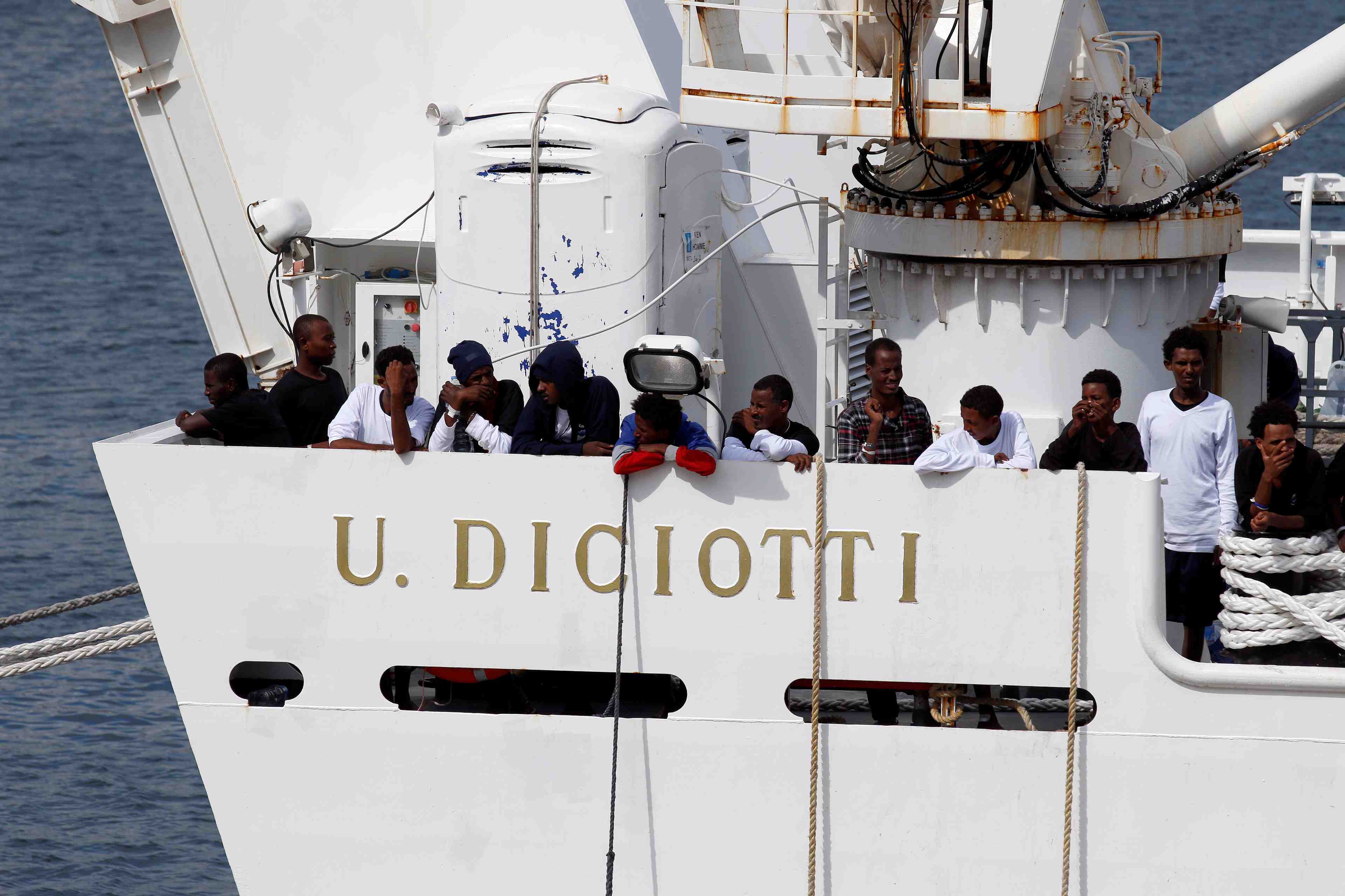 Pas d'accord a bruxelles sur le sort des migrants du diciotti