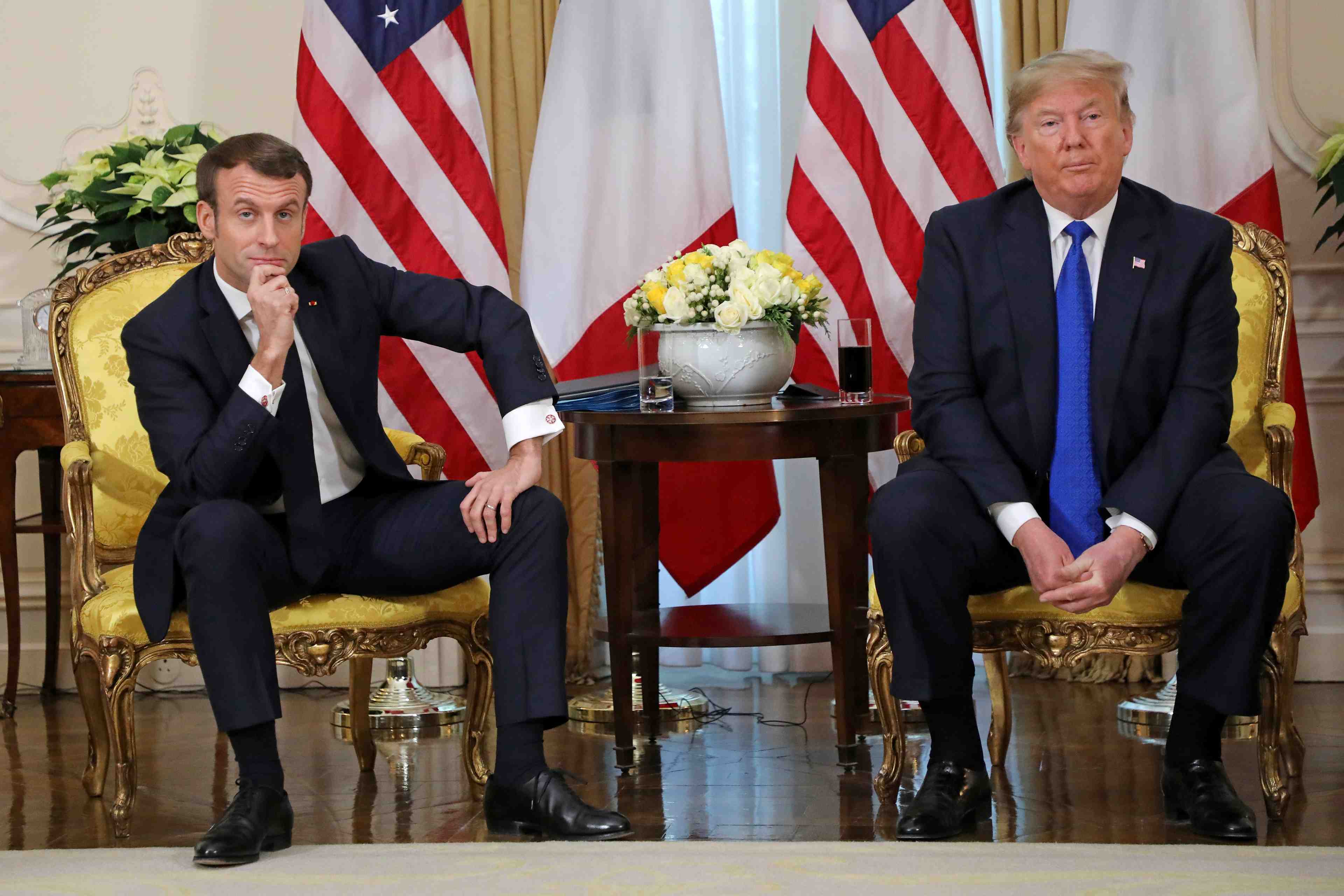 Trump et macron calment le jeu sur la taxe numerique