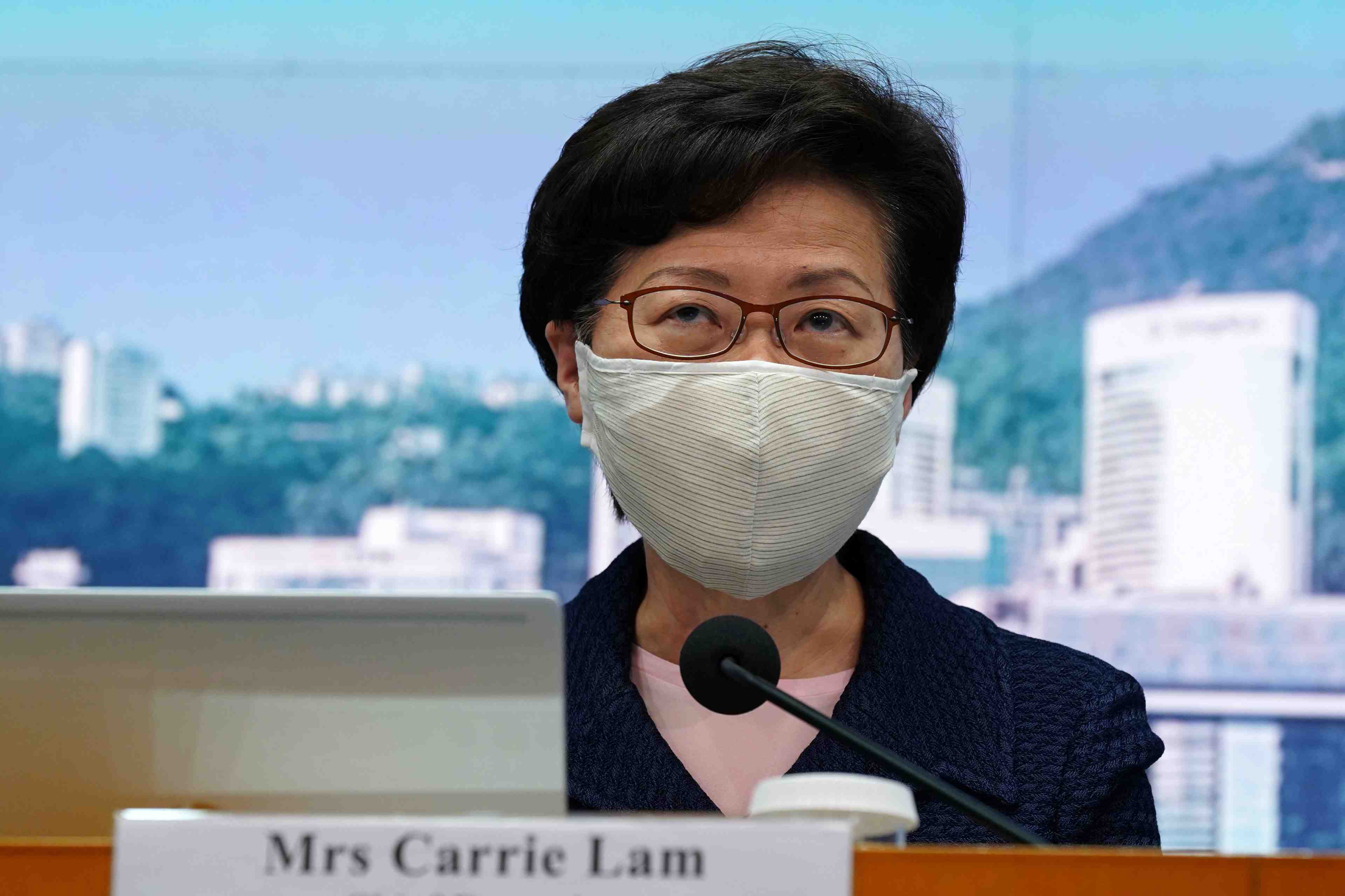 Hong kong: carrie lam pas derangee par les sanctions us contre elle