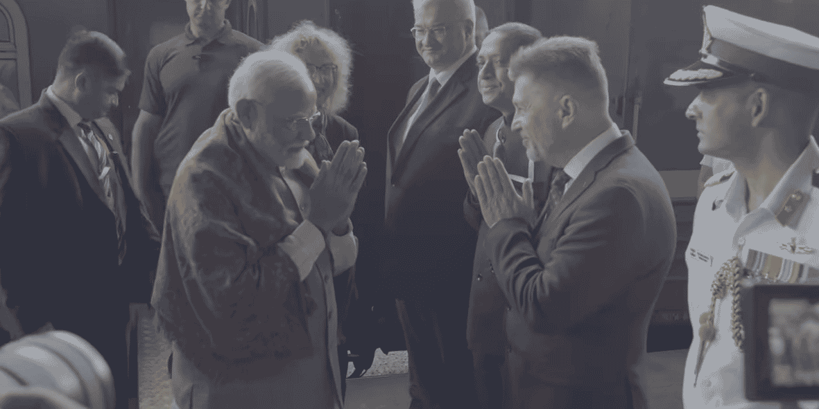 Narendra Modi est arrivé ce matin à Kiev