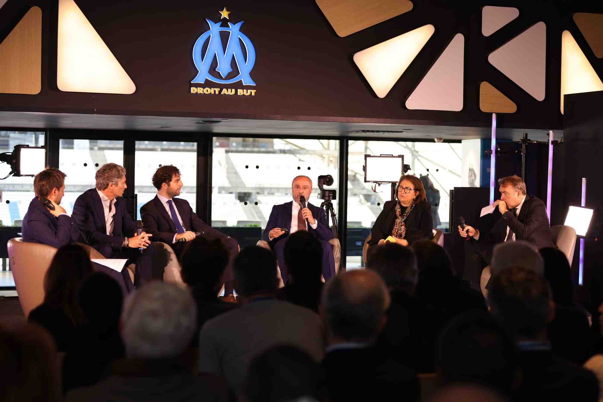 Laurent Solly (Meta), Arno Amabile (Conseil général de l'économie), Gianmarco Monselatto (Deloitte), Nozha Boujemaa (OCDE)