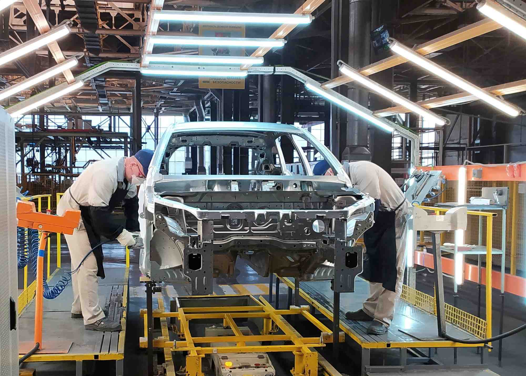 Avtovaz reprendra sa production au debut du mois de juin, rapporte ria novosti