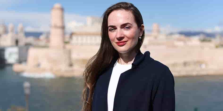 Oleksandra Matviichuk à Marseille (Bouches-du-Rhône), le 7 mai.
