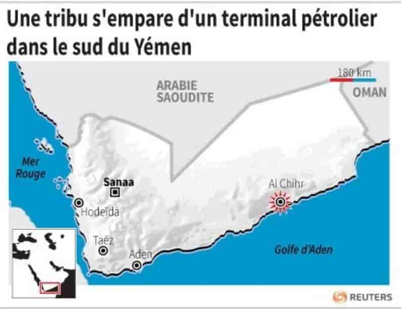 Une tribu s'empare d'un terminal petrolier dans le sud du yemen