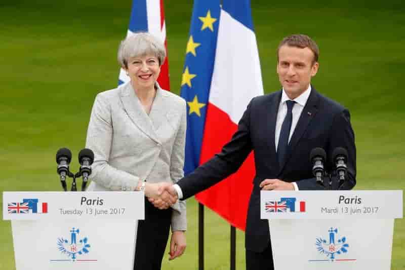 Macron et may s'attaquent au "terrorisme en ligne"