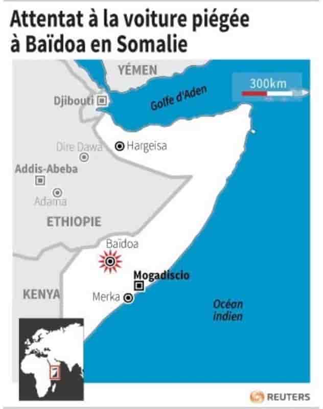 Attentat à la voiture piégée en Somalie, 12 morts