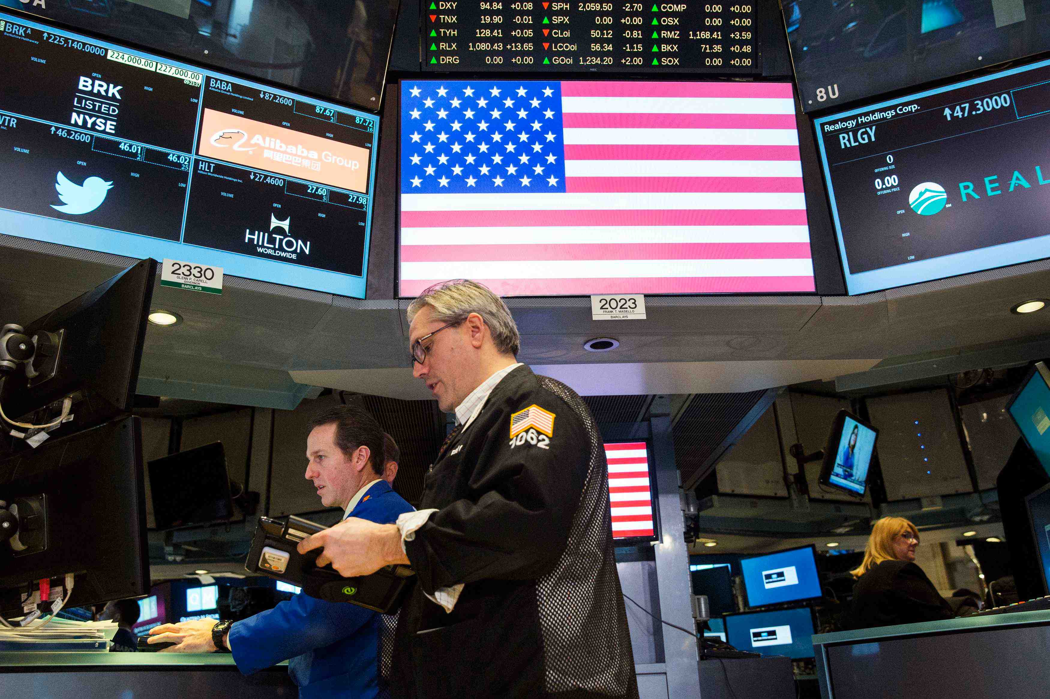 La bourse de new york termine en hausse