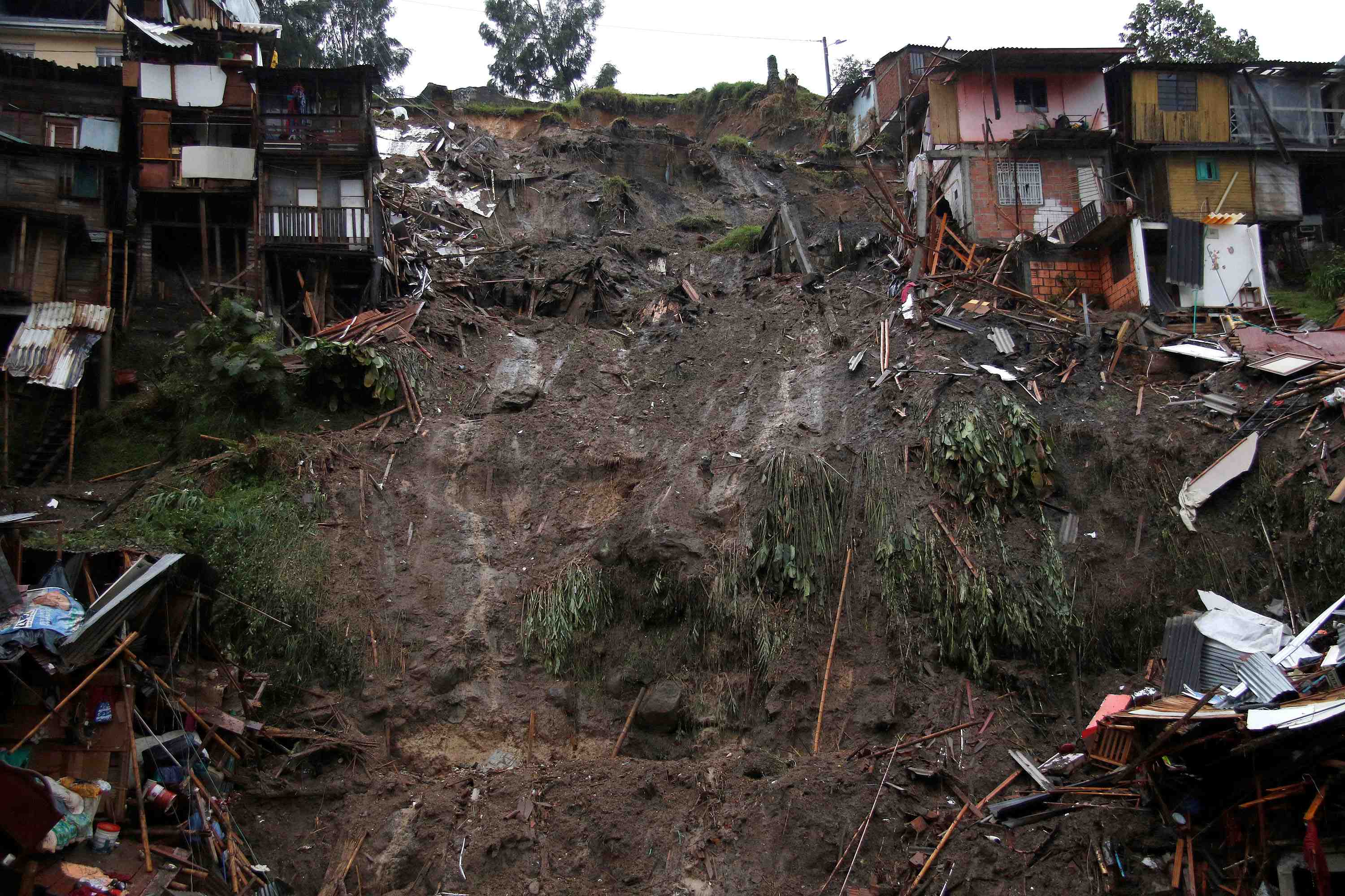 Nouveau glissement de terrain meurtrier en colombie