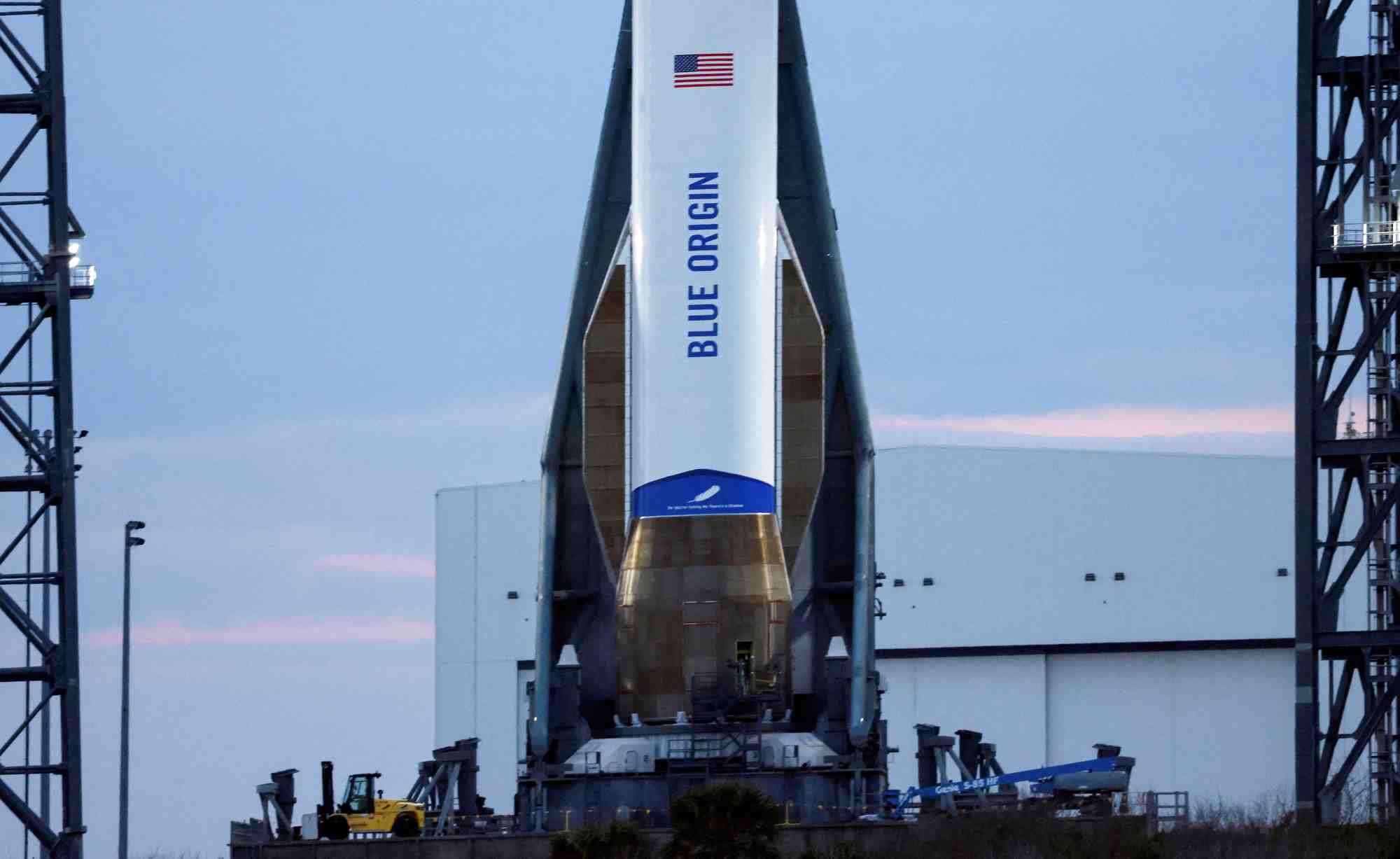 Blue Origin doit lancer pour la toute première fois sa fusée New Glenn.