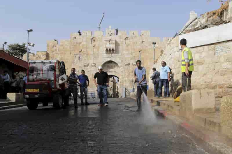 Un agresseur a l'arme blanche tue par la police israelienne a jerusalem