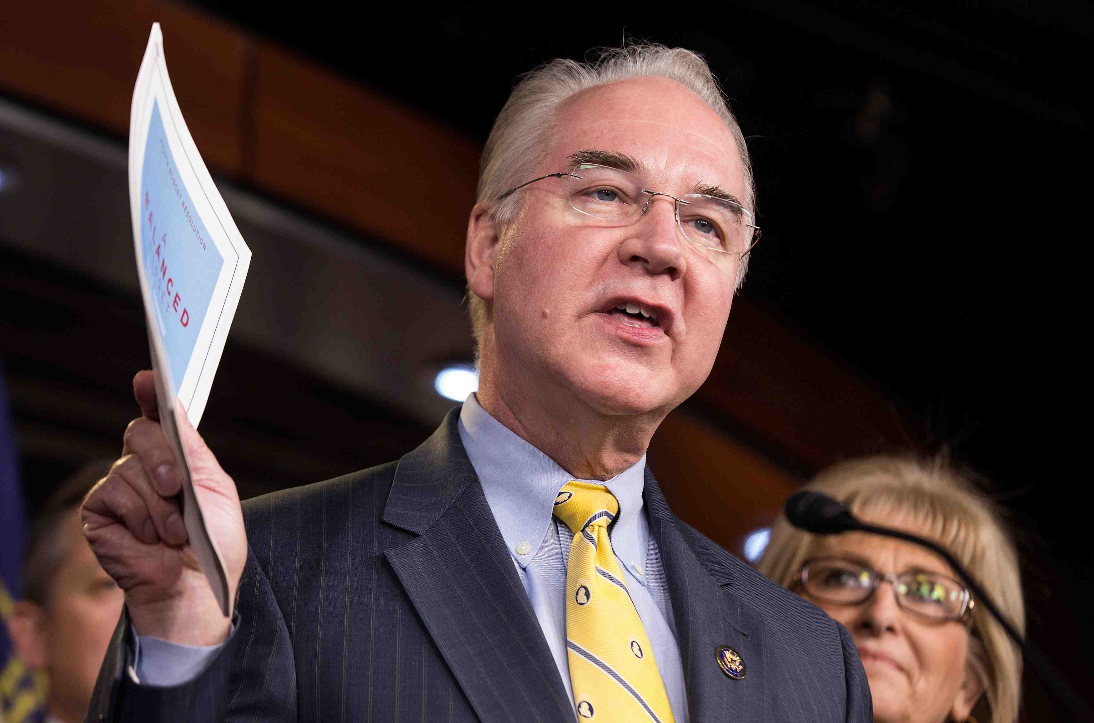 Tom price nomme secretaire de la sante aux etats-unis