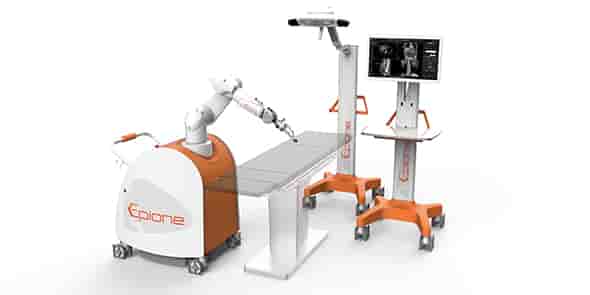 Le robot Epione® développé par Quantum Surgical