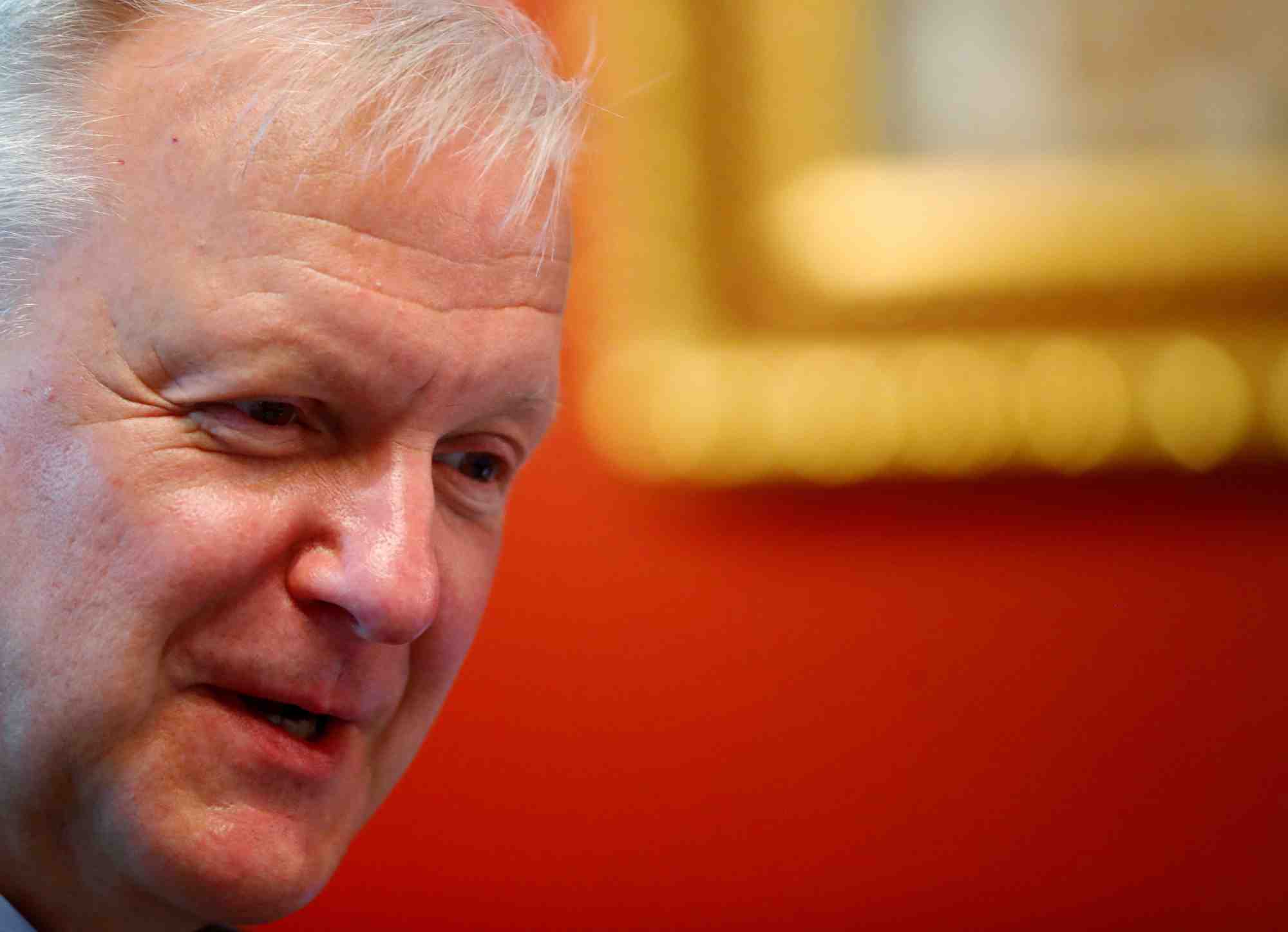 Le gouverneur de la banque centrale de finlande, olli rehn, a helsinki
