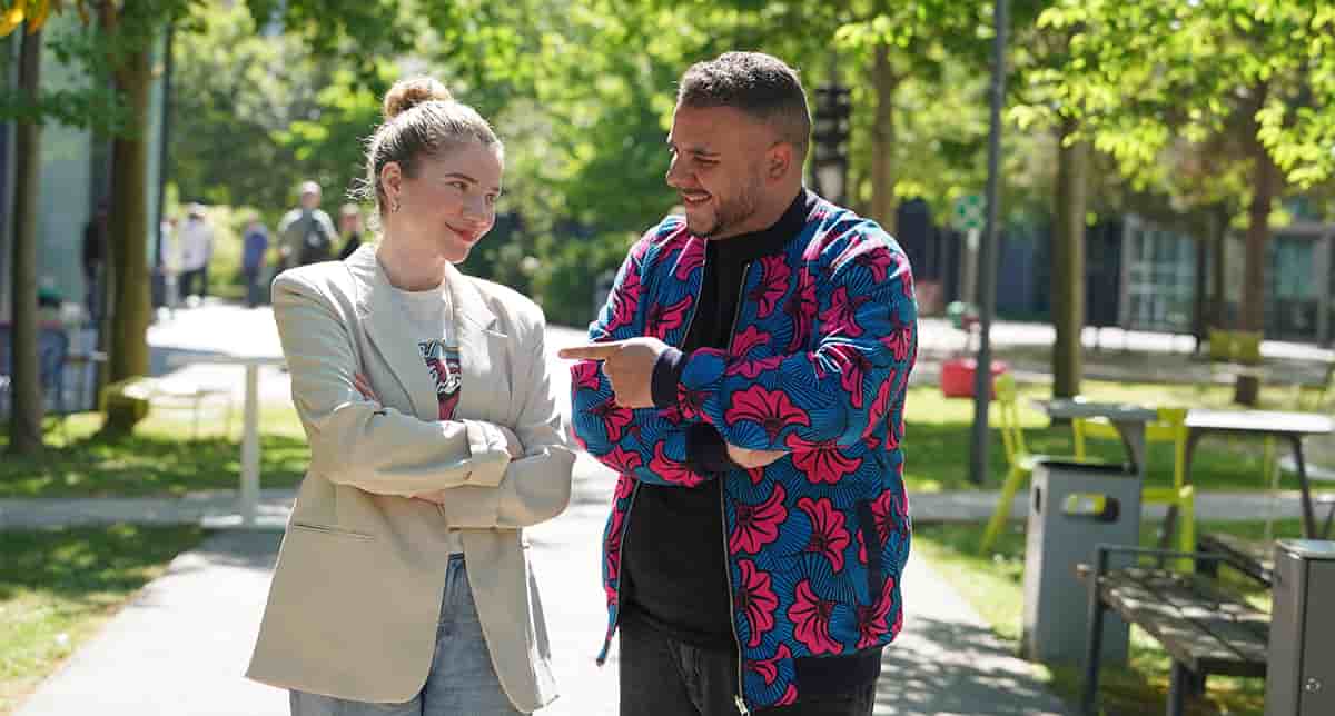 Lilia Benchabane et Anthony Babkine sont les ambassadeurs du festival UNIQUES, dédié à l'égalité des chances.