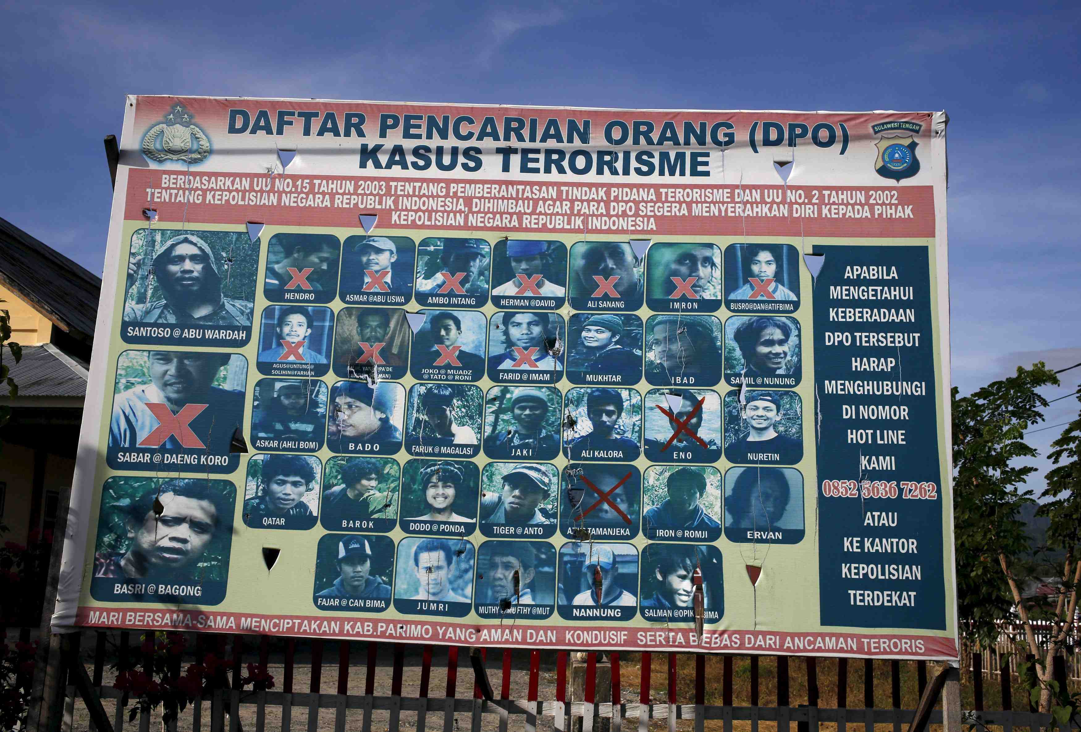 L'indonesie prete a se lancer dans la traque de l’ennemi n°1 du pays