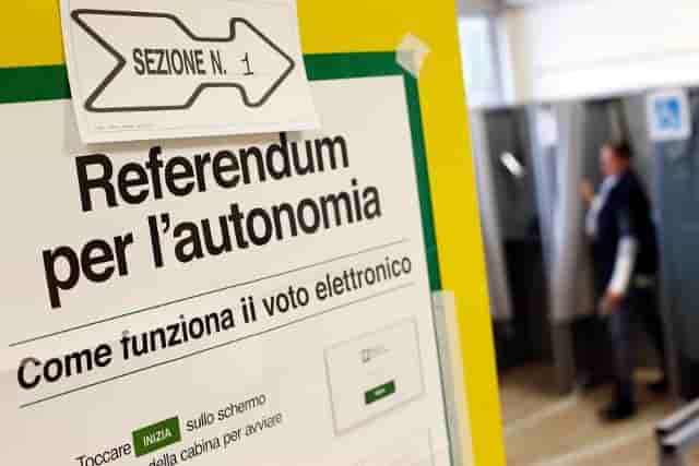 Italie: referendum pour plus d'autonomie en lombardie et en venetie