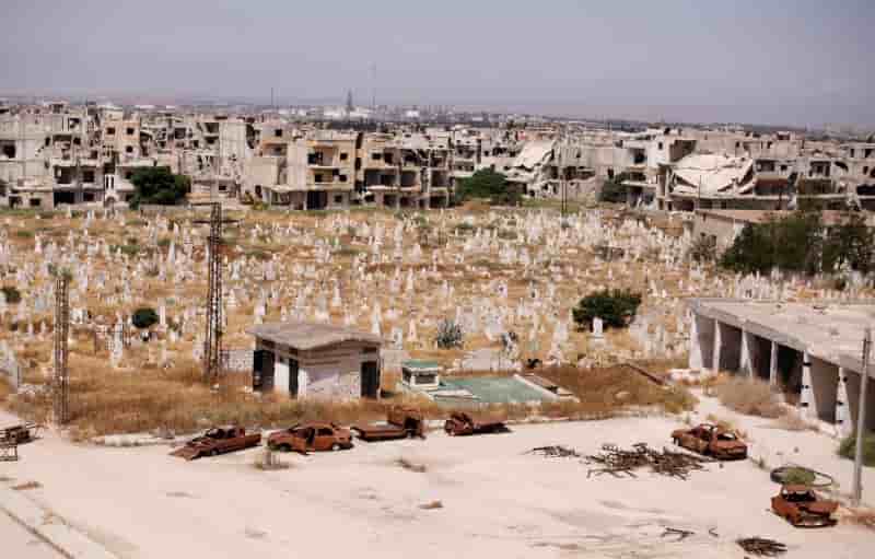 La dca syrienne a abattu des missiles pres de homs et de damas