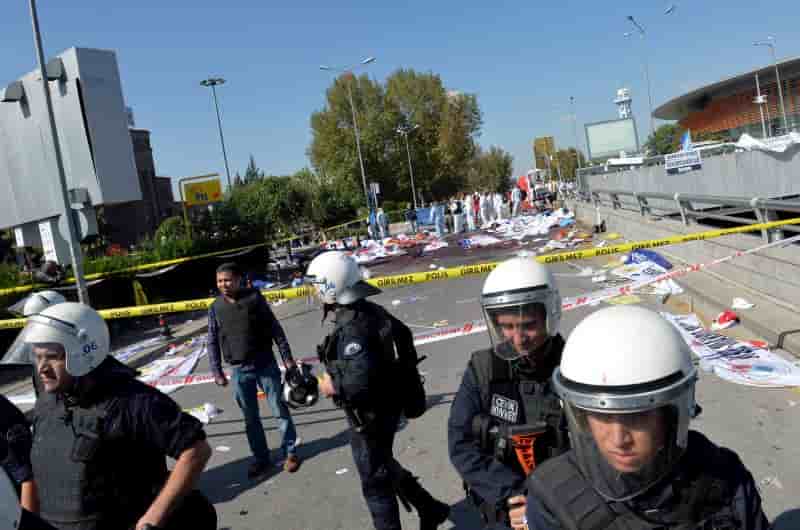 L'ei, principal suspect de l'attentat d'ankara pour les autorites turques