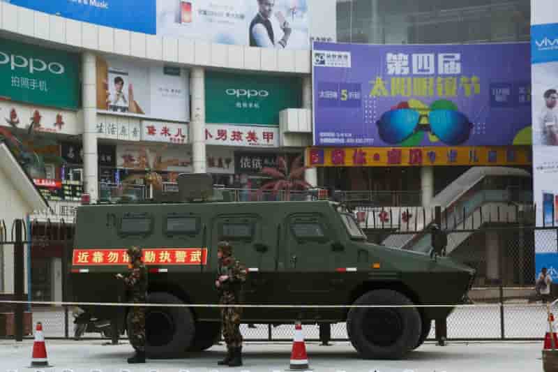 La chine a evite une "grande tragedie" au xinjiang, selon le global times