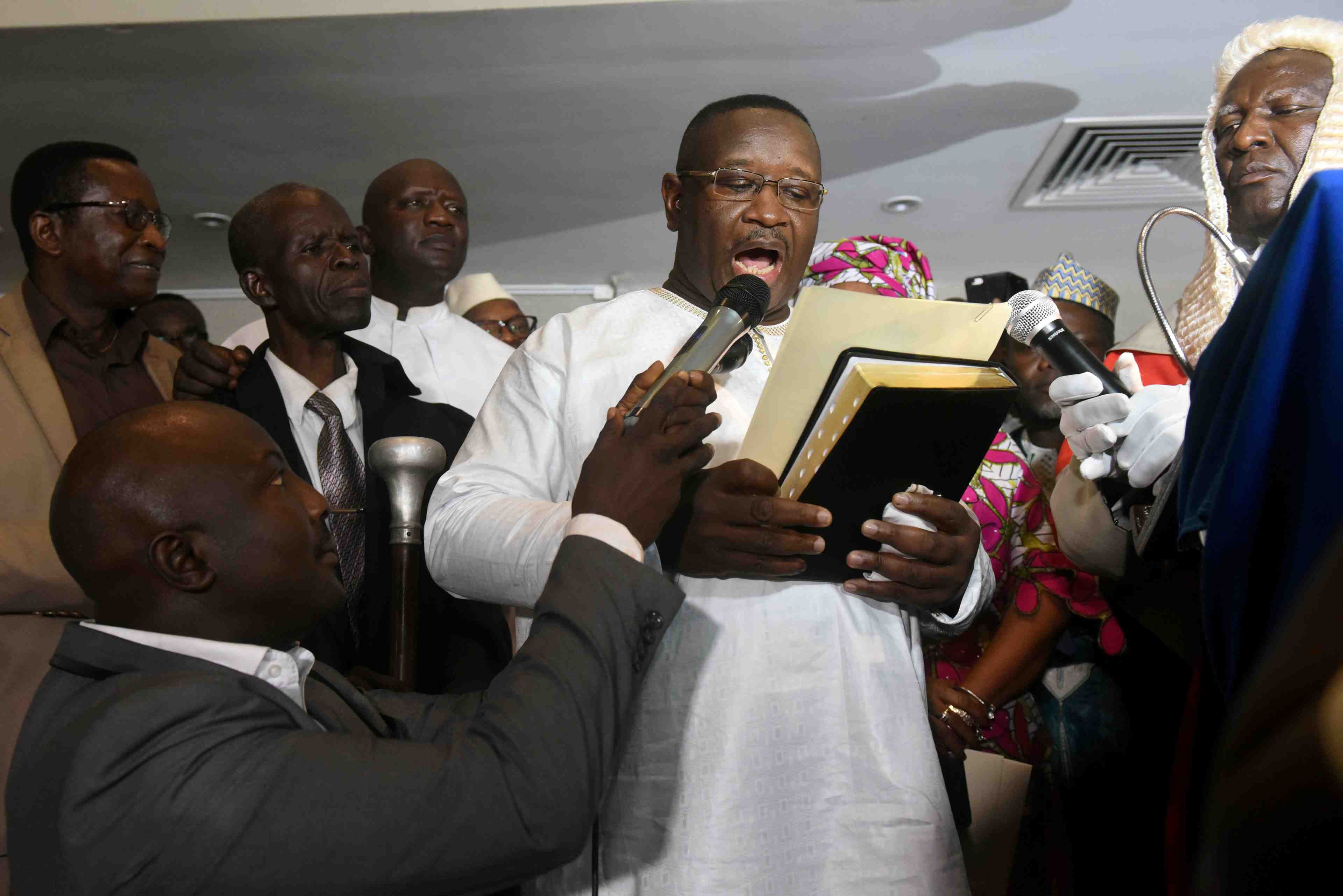 Victoire contestee du chef de l'opposition en sierra leone