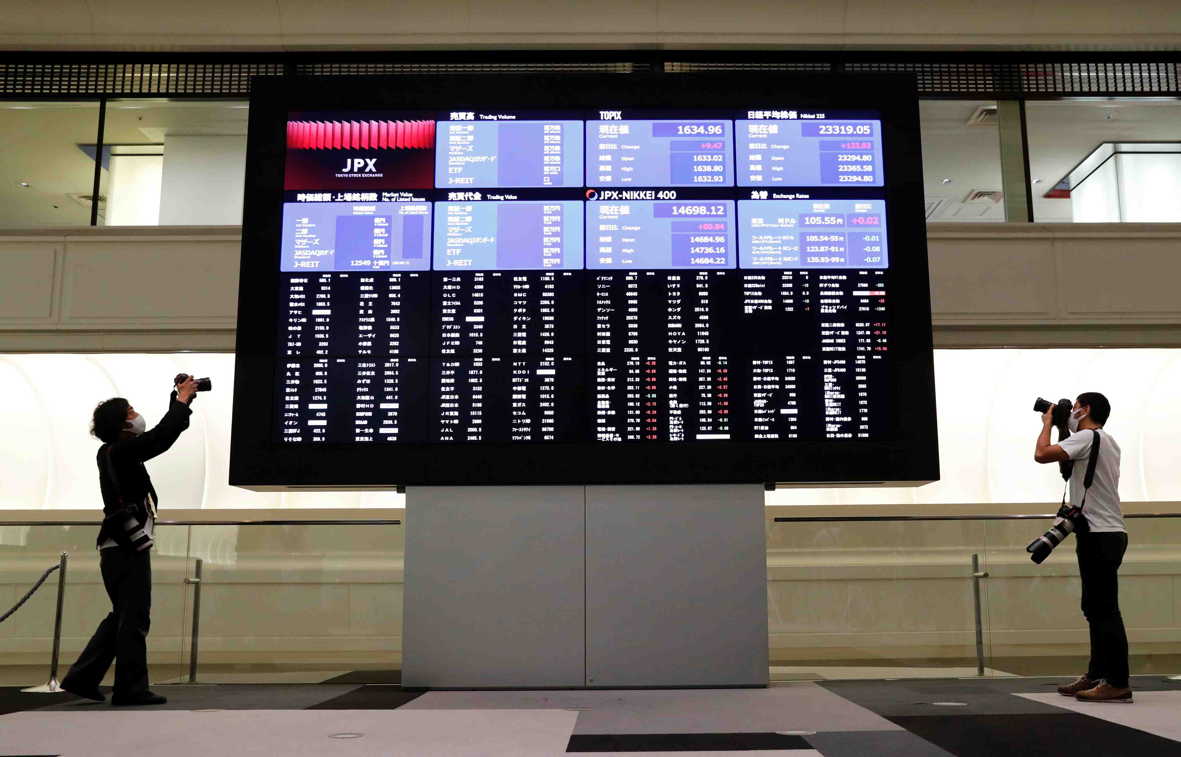 La bourse de tokyo termine en hausse