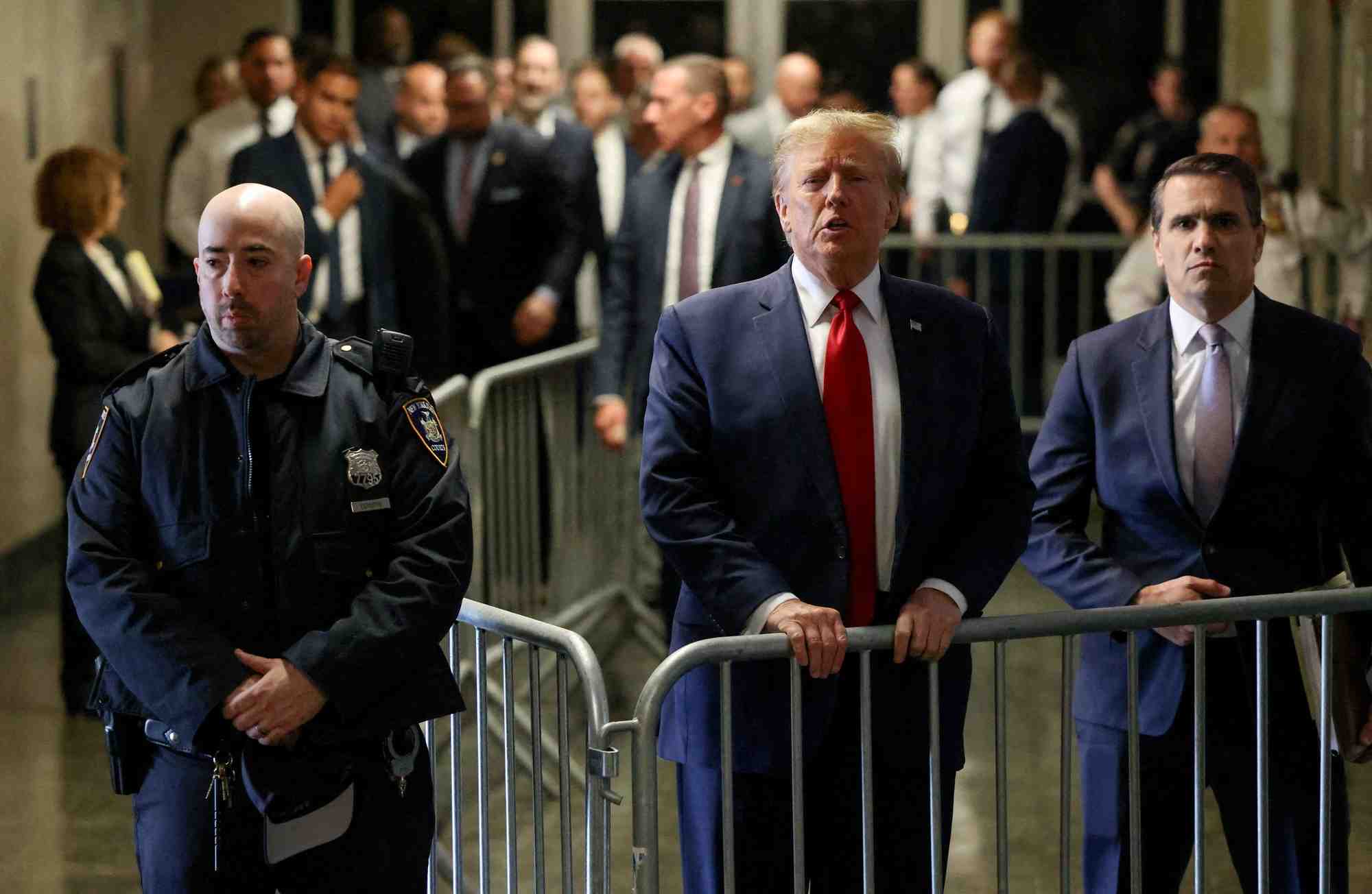 Photo d'archives de l'ancien president americain, donald trump