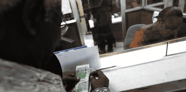 Guichet banque argent Côte d'Ivoire