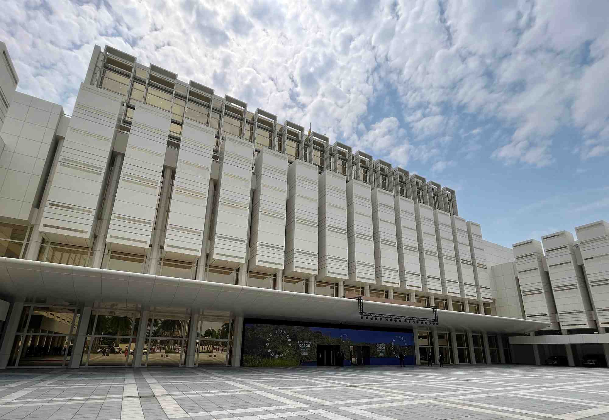 Le palais presidentiel du gabon dans la capitale de libreville