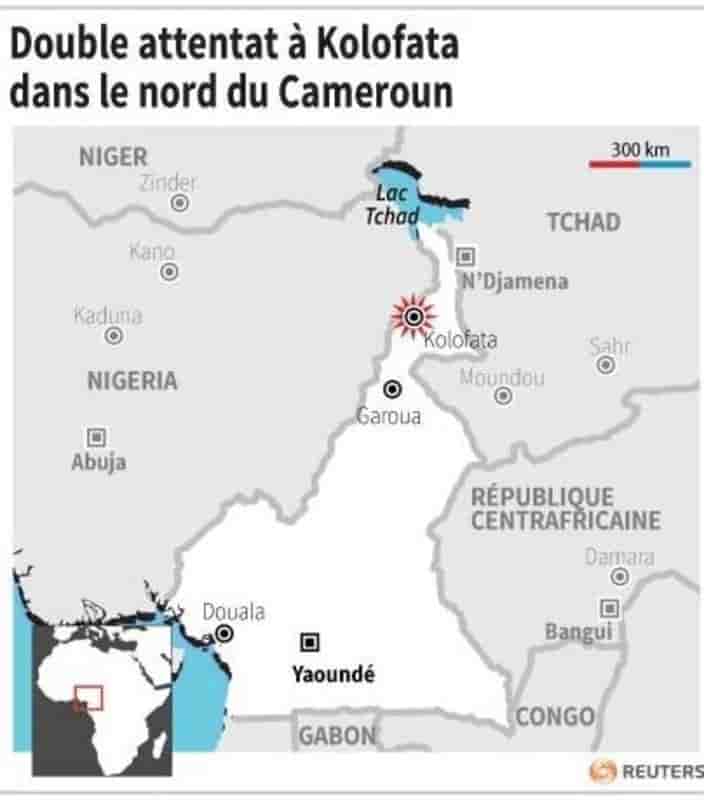 Double attentat a kolofata dans le nord du cameroun