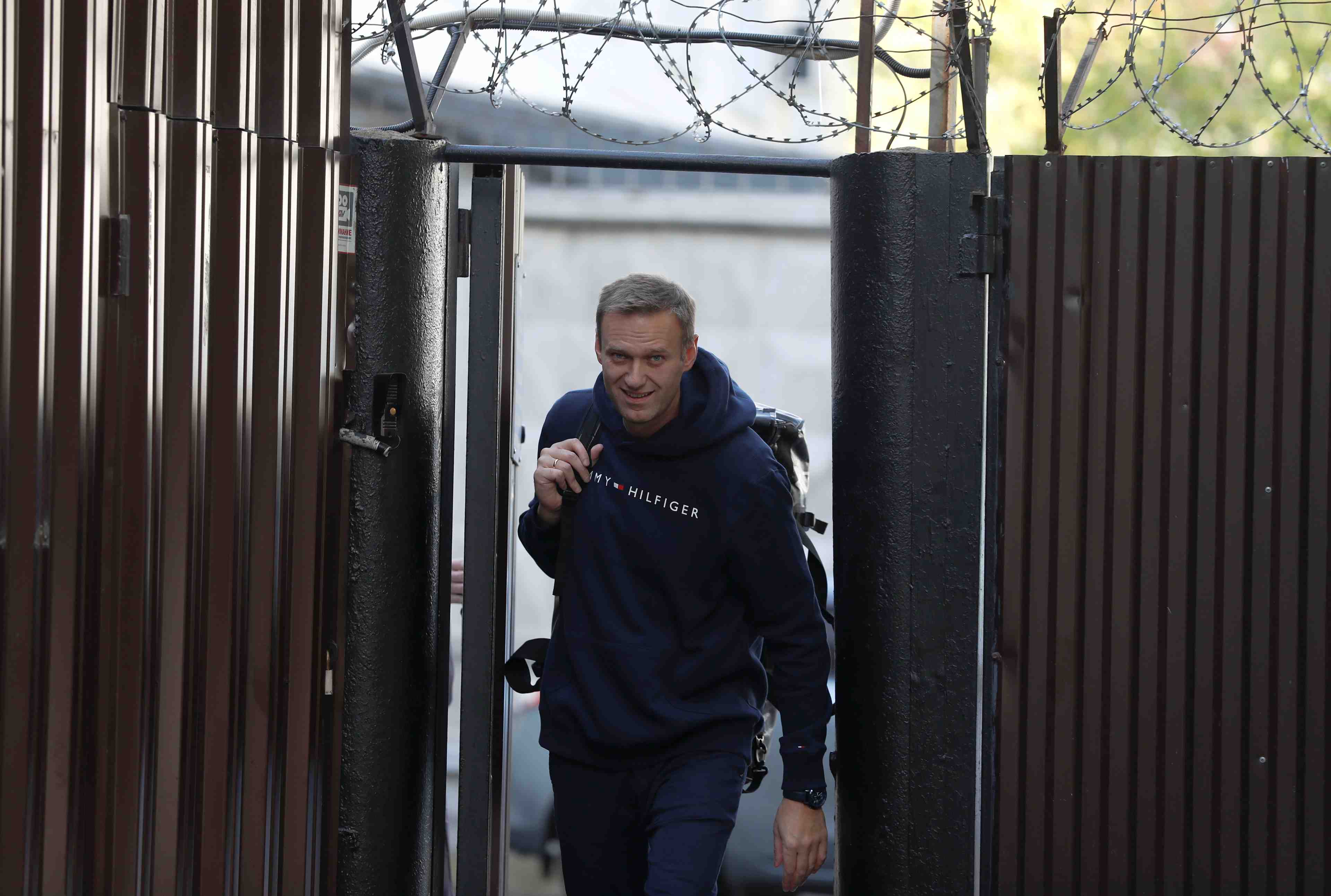 L'opposant russe alexei navalny est sorti de prison