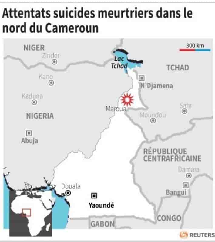 Attentats suicides dans le nord du cameroun