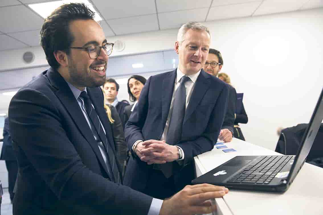 Mounir Mahjoubi et Bruno Le Maire