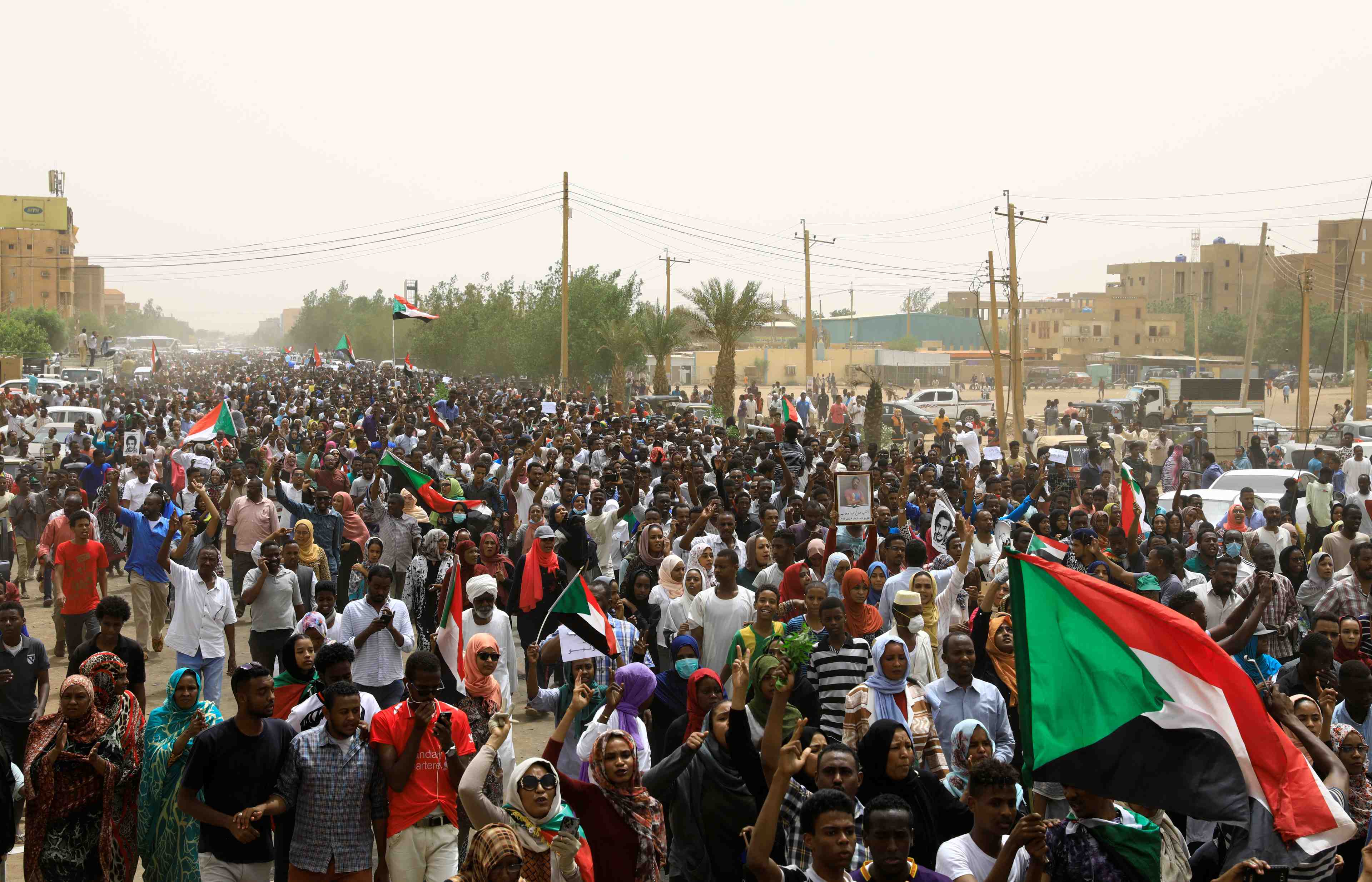 L'opposition marche vers le ministere de la defense a khartoum