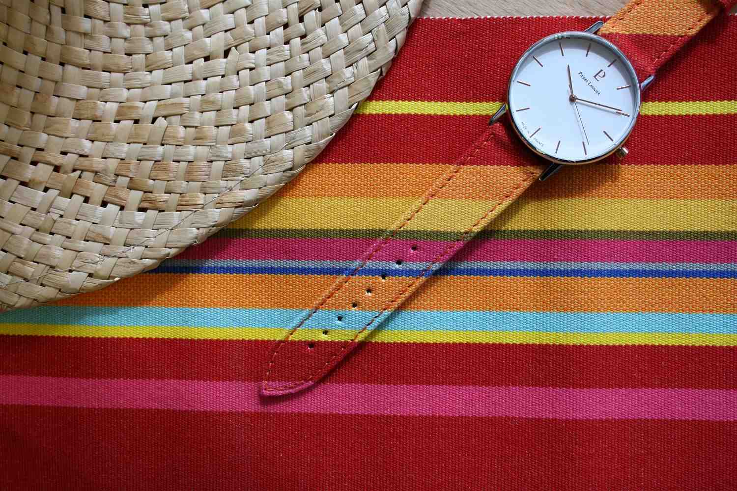 La montre Catalane Plein Soleil de Pierre Lannier.