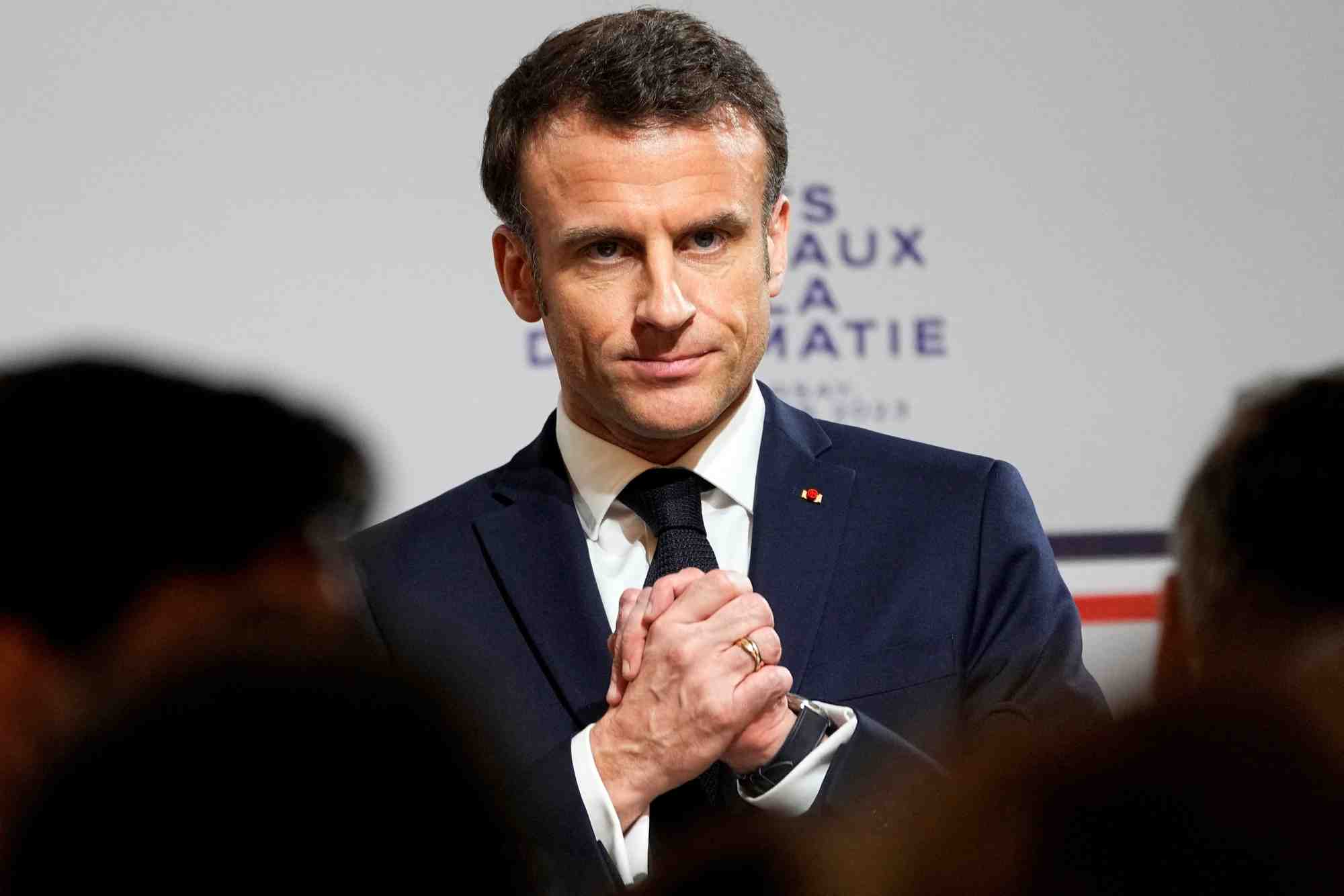 Emmanuel macron a paris