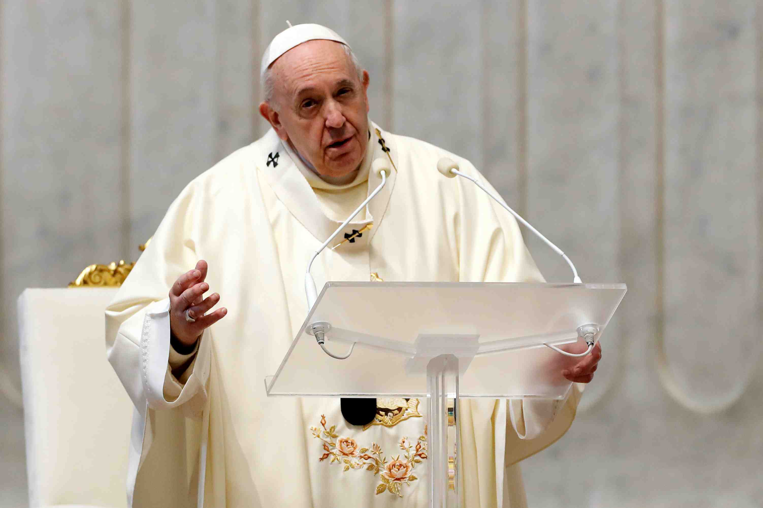 Le pape appelle les etats-unis a proteger les valeurs democratiques